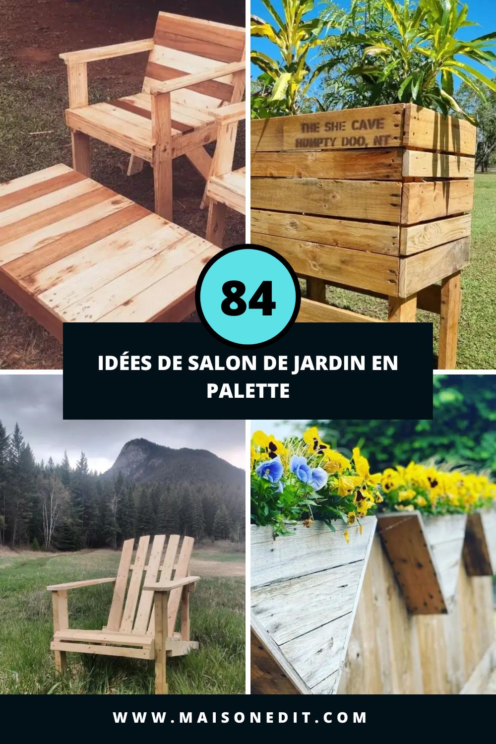 85 Idées de Salon de Jardin en Palette